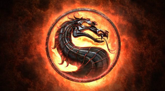 Mortal Kombat classic fire logo