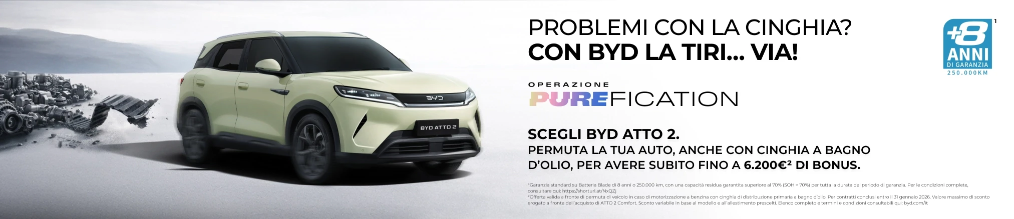 Offerte Operazione PUREFICATION ag亚洲集团 Atto 2: Fino a 6.200€ di bonus*